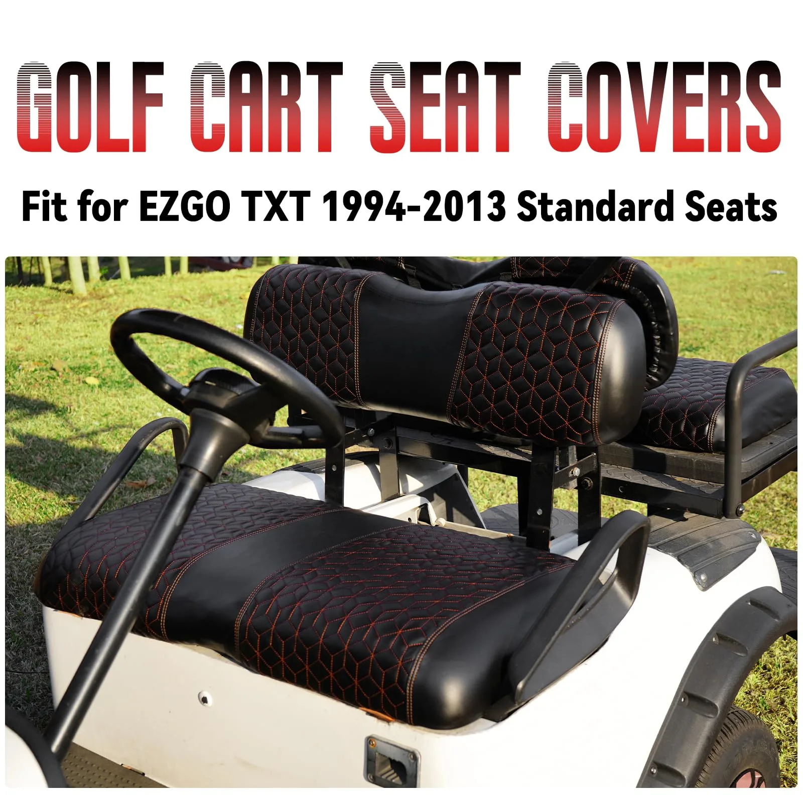 SAMXOMAP E-Z-GO TXT Front Seat Covers 1994-2013 image 2