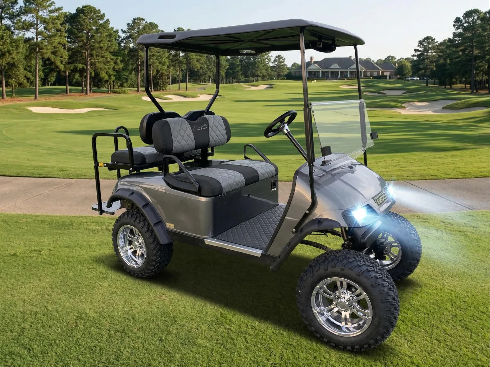Jaxpare Jax-E3000 EZGO TXT/RXV Front Seat Covers image 2
