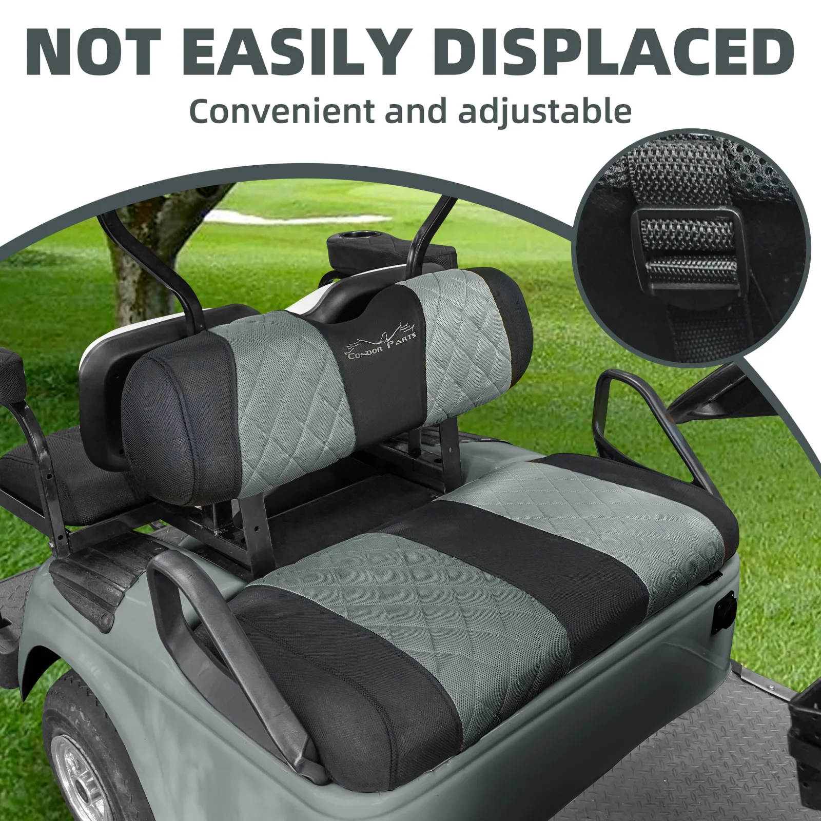Jaxpare Jax-E3000 EZGO TXT/RXV Front Seat Covers image 4