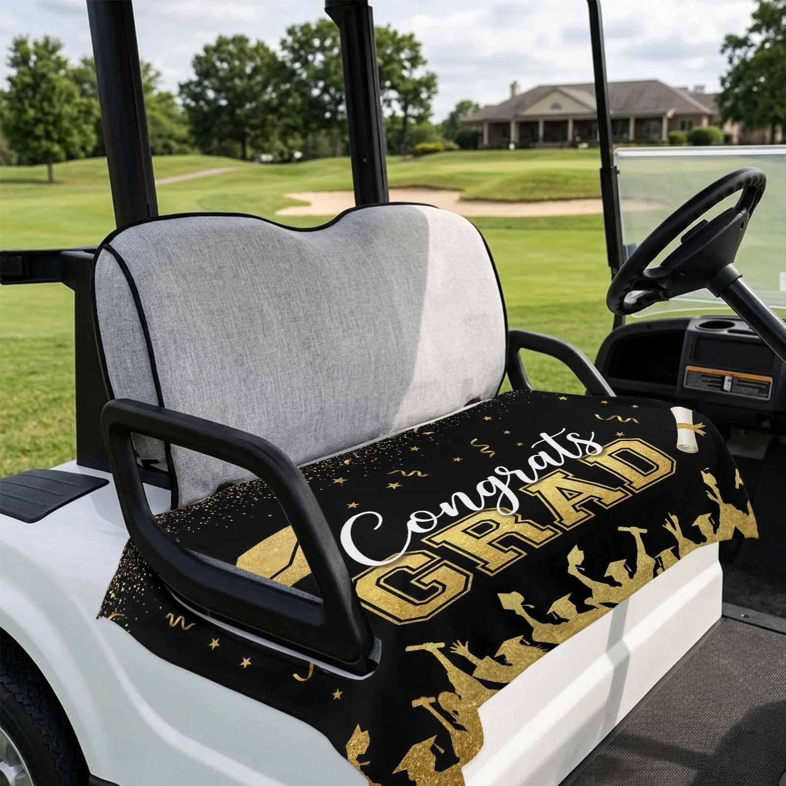 DecorLovee Golf Cart Seat Cover, 51 x 31-Inch Microfiber image 4