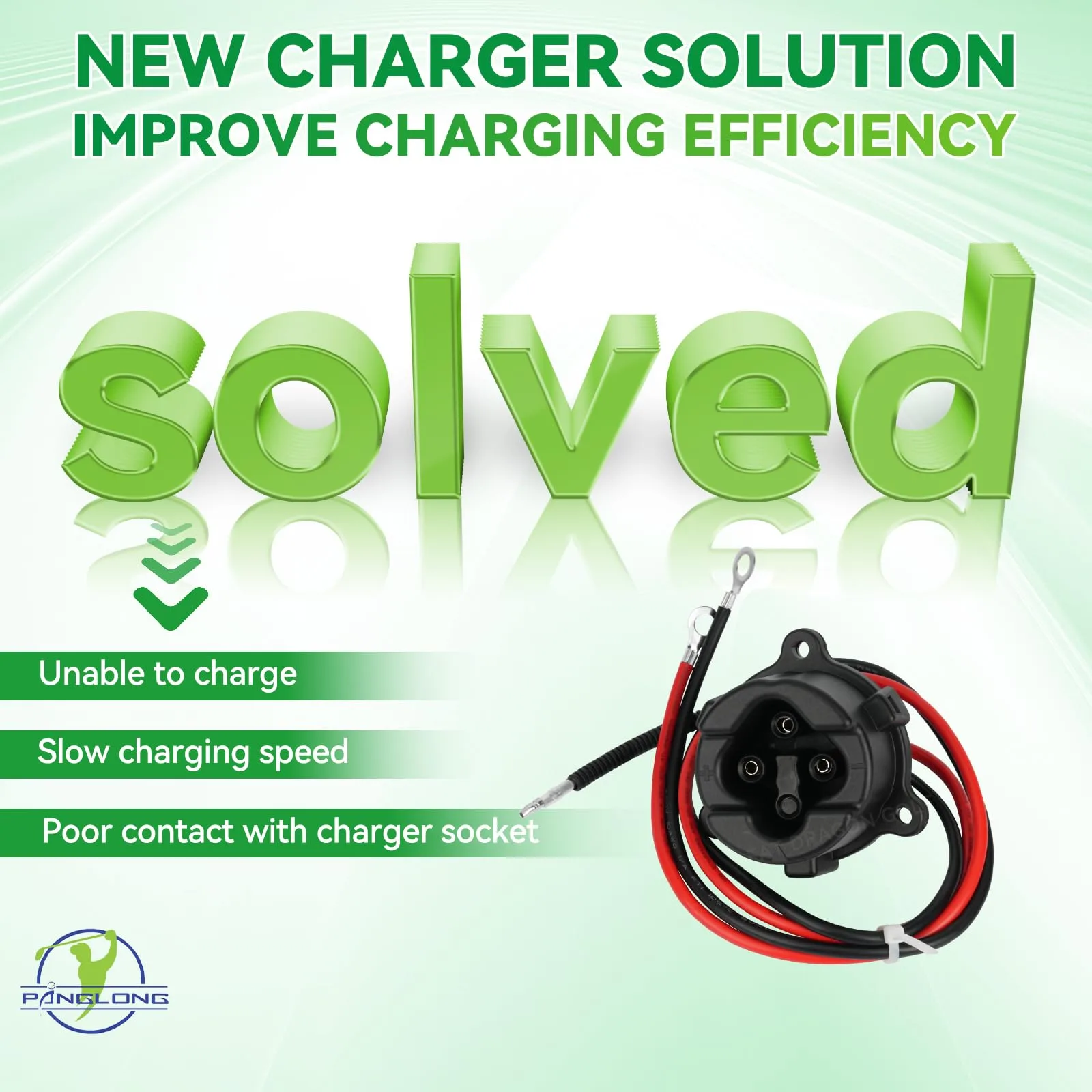 Panglong 48V Charger Receptacle for Yamaha G29, FDG-058 image 4