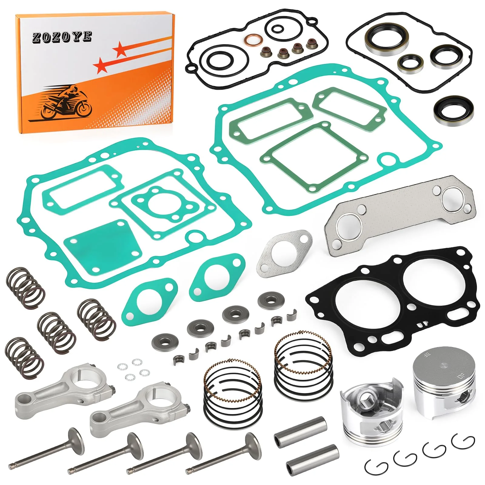 zozoye 0.25 mm Top-End Rebuild Kit for E-Z-GO 295cc image 2