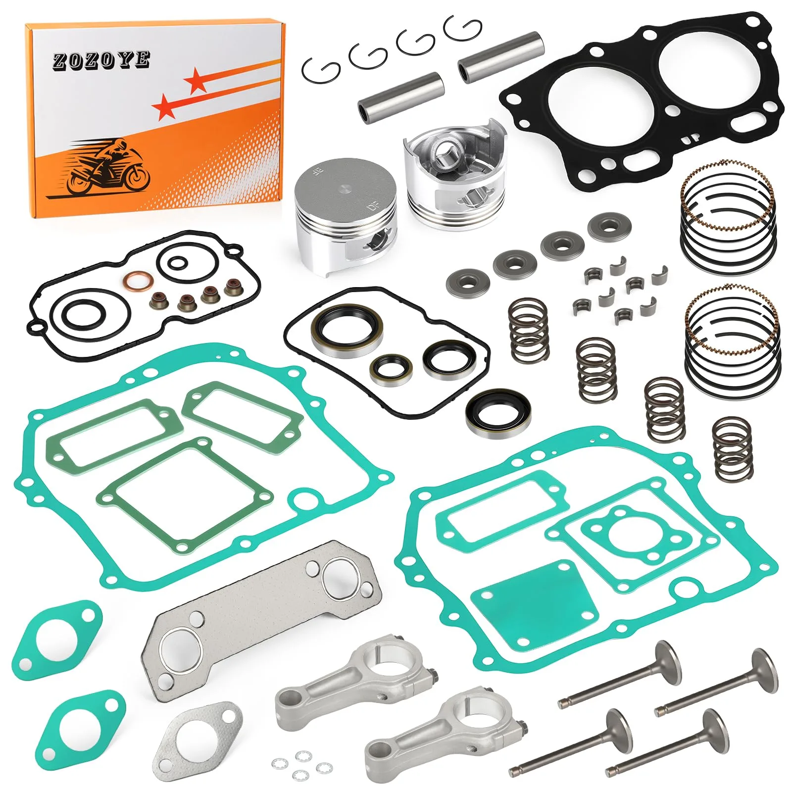 zozoye 0.25 mm Top-End Rebuild Kit for E-Z-GO 295cc image 3