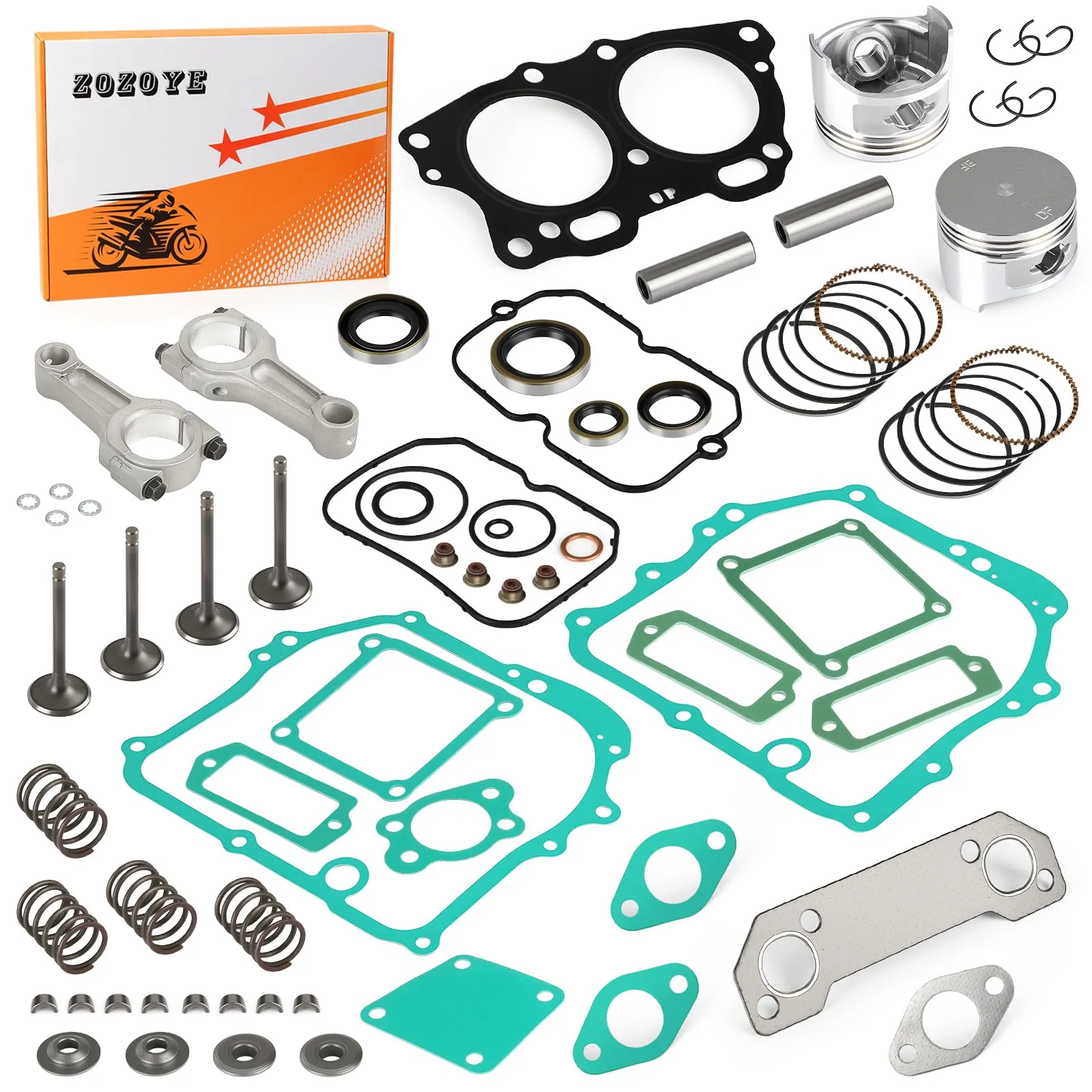 zozoye 0.25 mm Top-End Rebuild Kit for E-Z-GO 295cc image 4
