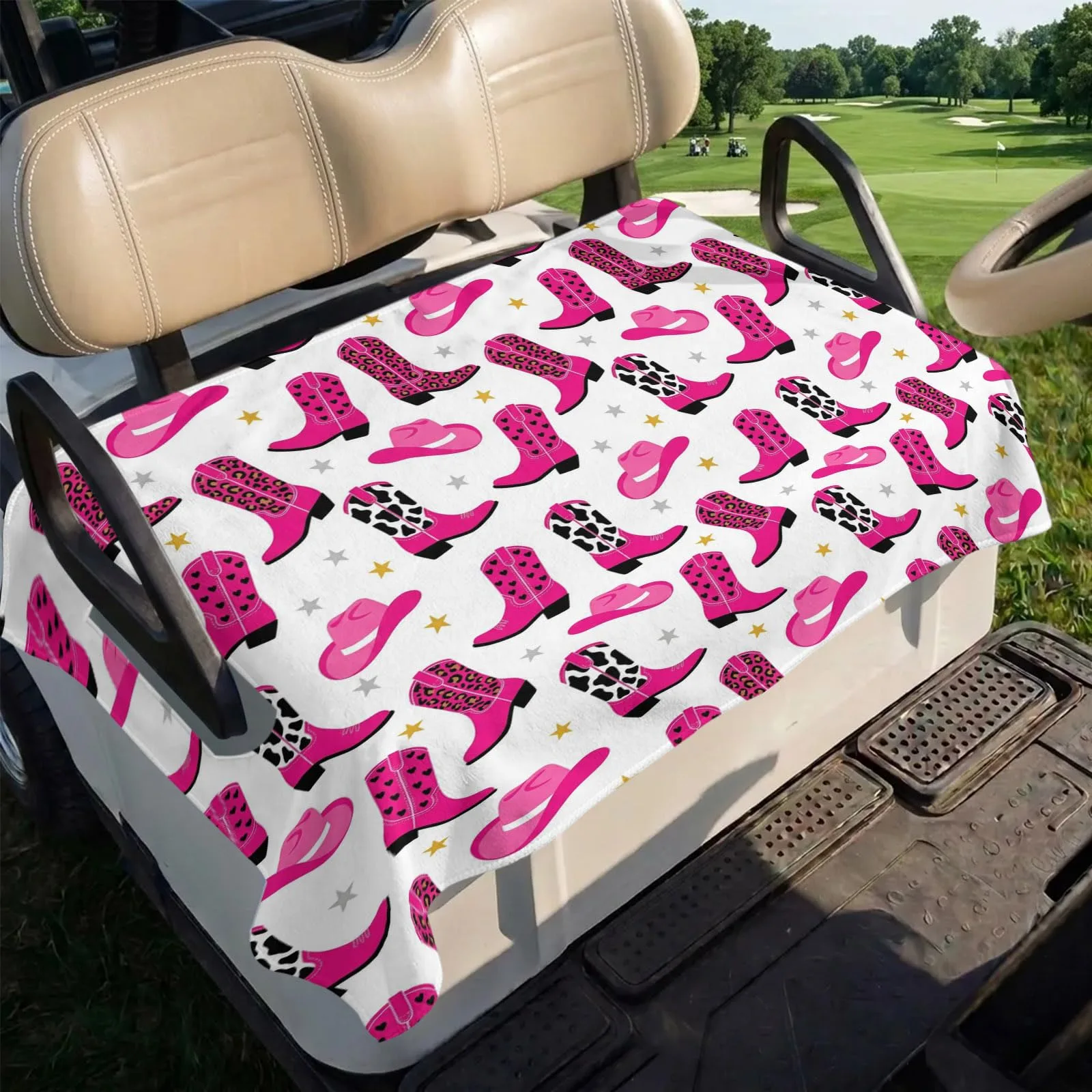 BEMIGO 2-Seat Golf Cart Seat Cover, 51 x 31 Inches image 2