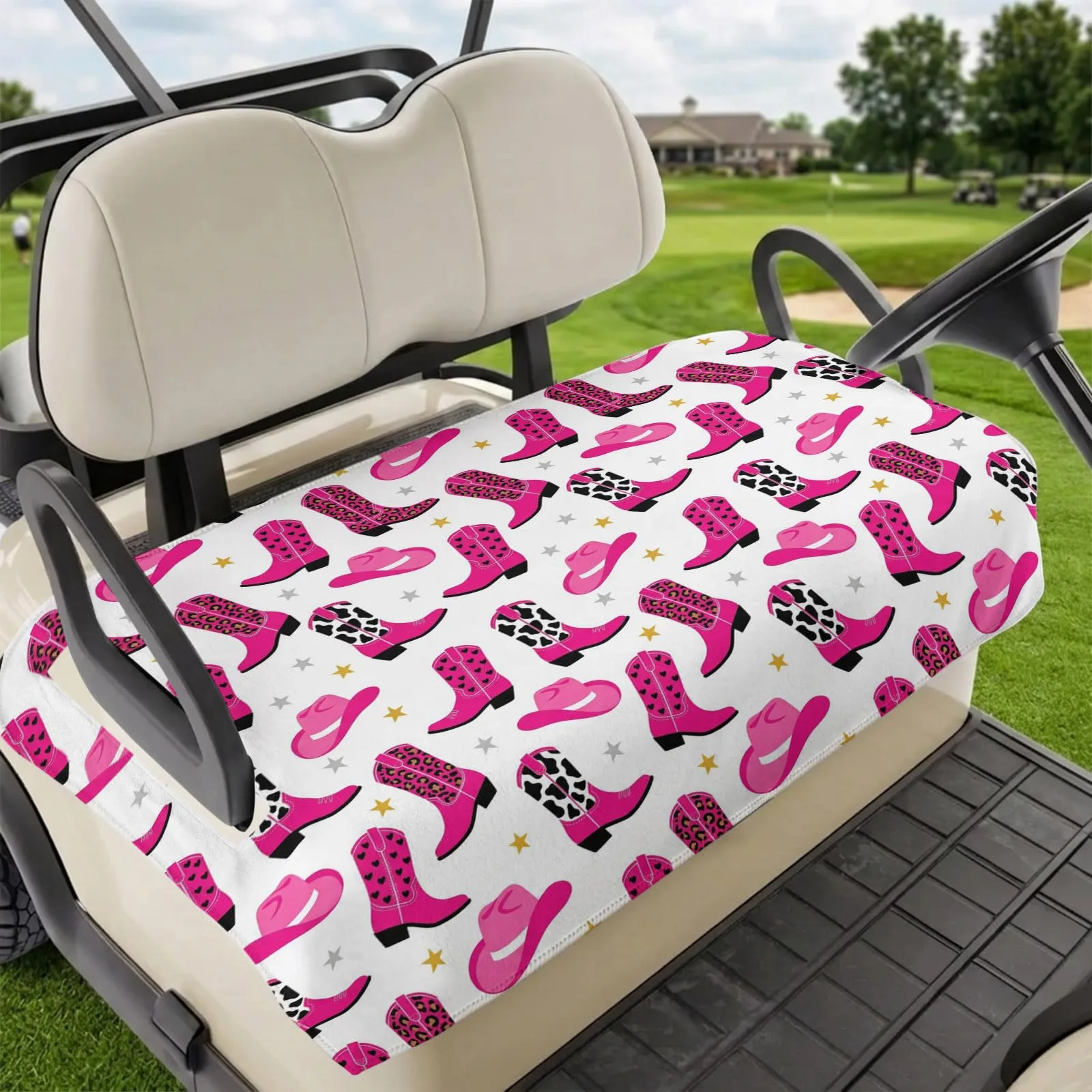 BEMIGO 2-Seat Golf Cart Seat Cover, 51 x 31 Inches