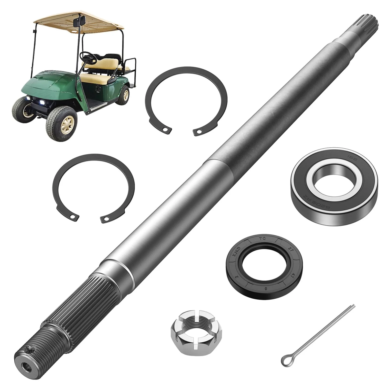 DRIVE UP DU00225 Rear Axle Shaft Kit for E-Z-GO Gas Carts