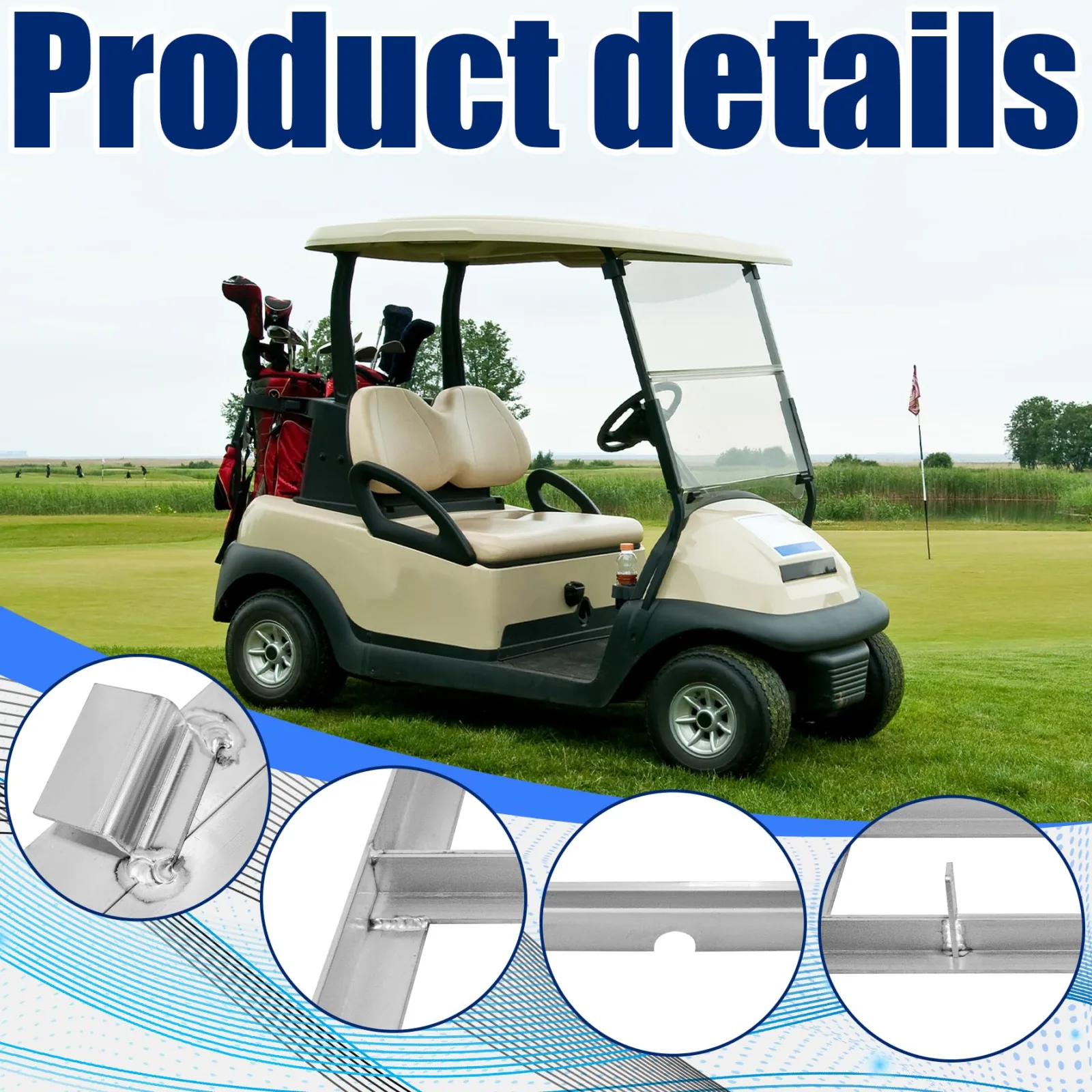 Srehloe 36V Battery Tray for E-Z-GO TXT Medalist image 3
