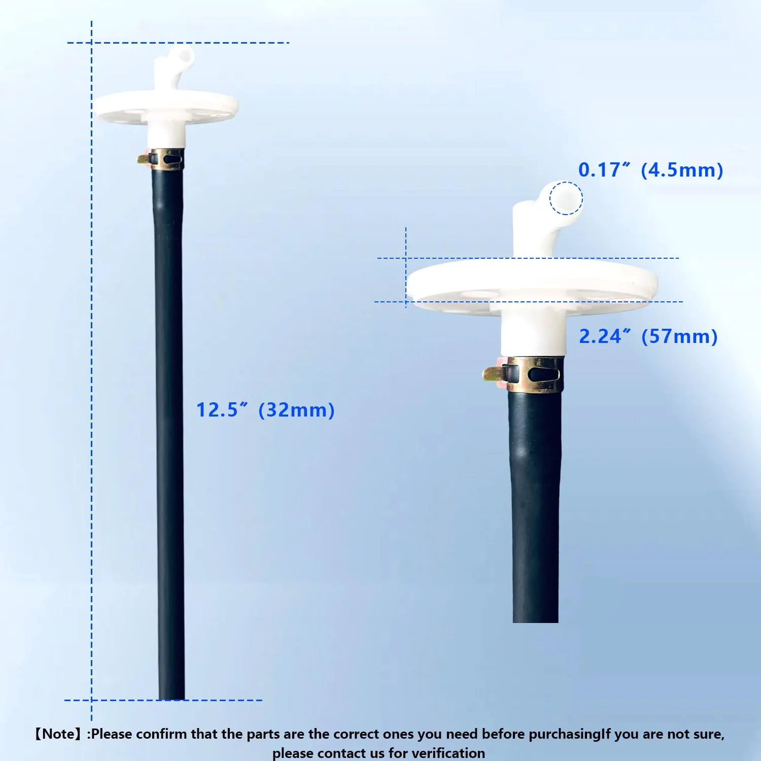 BIGLKNM Fuel Tank Pickup Tube 2P5-F4300-10 for Yamaha G16/G20/G22 & Rhino 450 image 2