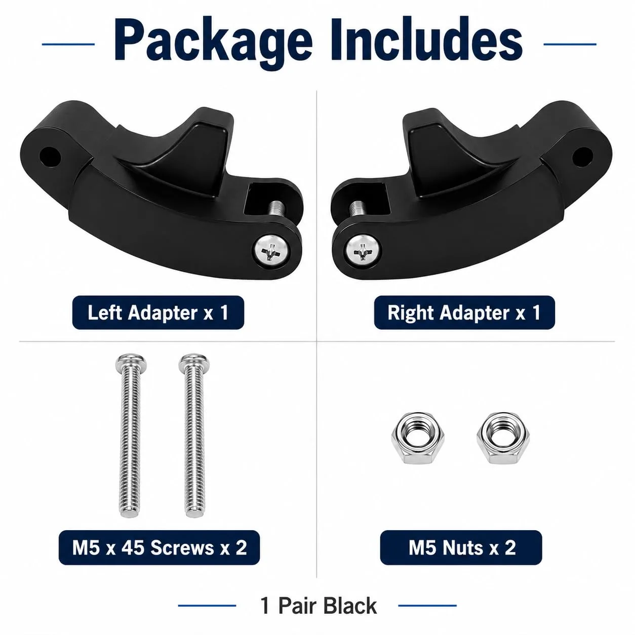 POKMJHG Golf Bag Stabilizer Adapters for MGI Zip Navigator AT image 2