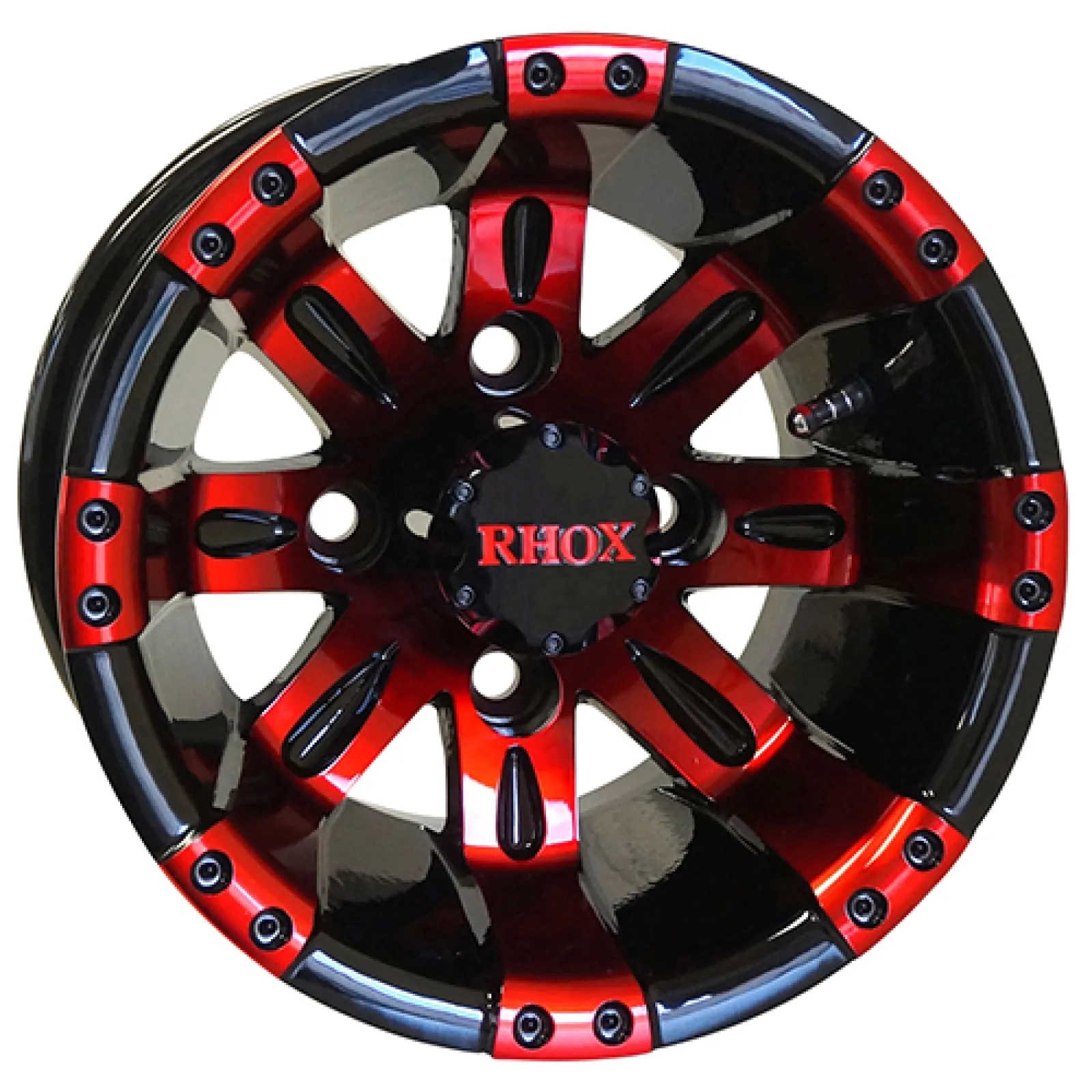 RHOX 14-Inch Golf Cart Wheel TIR-RX160-BR