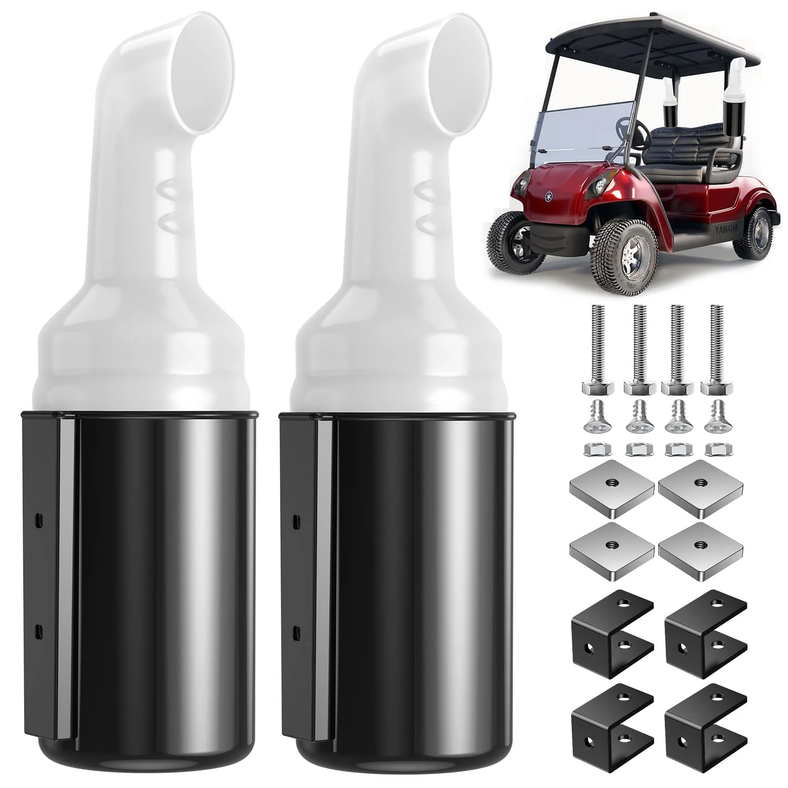VYYOKMU Golf Cart Sand Bottle Set with No-Drill Holder