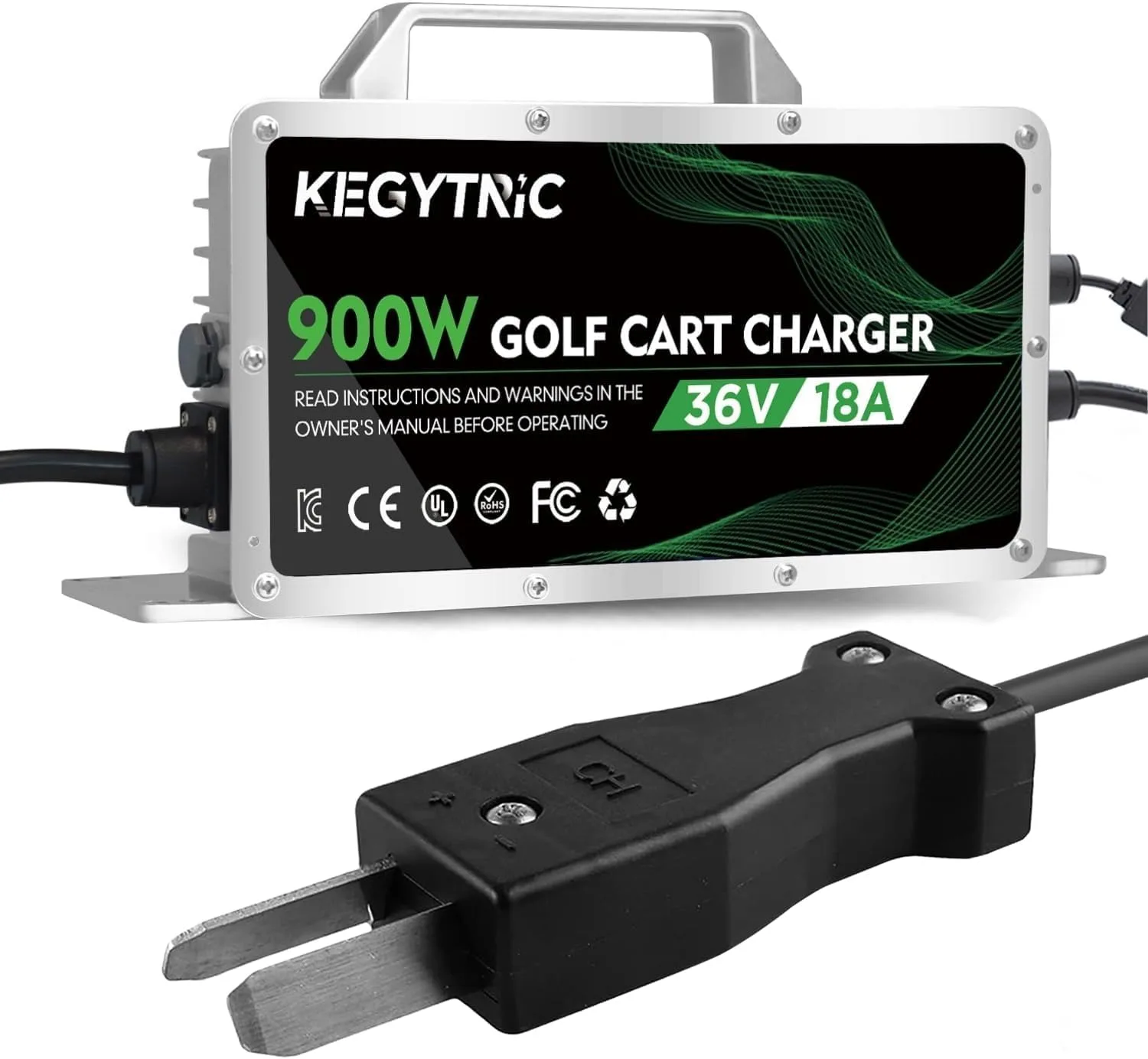 Kegytric 36V 18A Golf Cart Battery Charger
