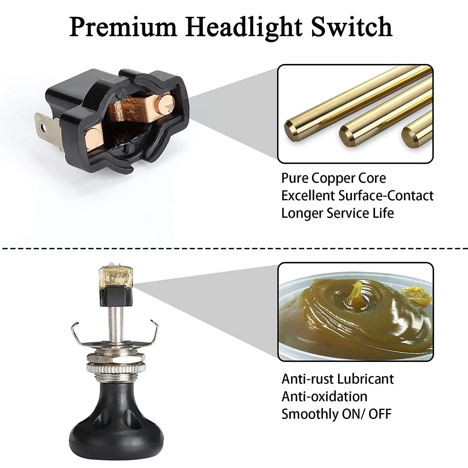9.99WORLD MALL ACC-0002 Golf Cart Headlight Switch image 4