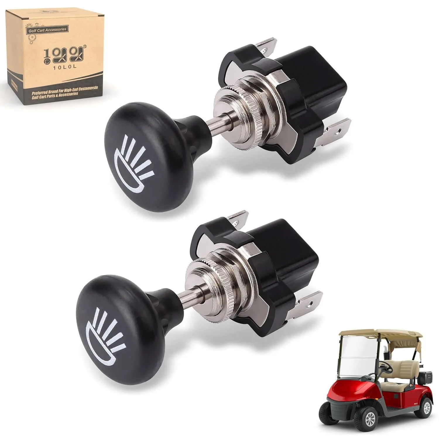 9.99WORLD MALL ACC-0002 Golf Cart Headlight Switch