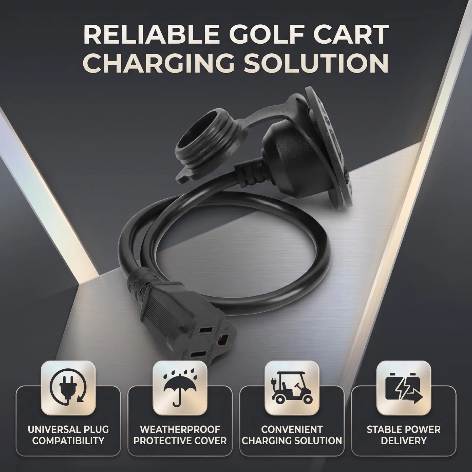 Walfront Charger Port Adapter for E-Z-GO TXT36 image 4