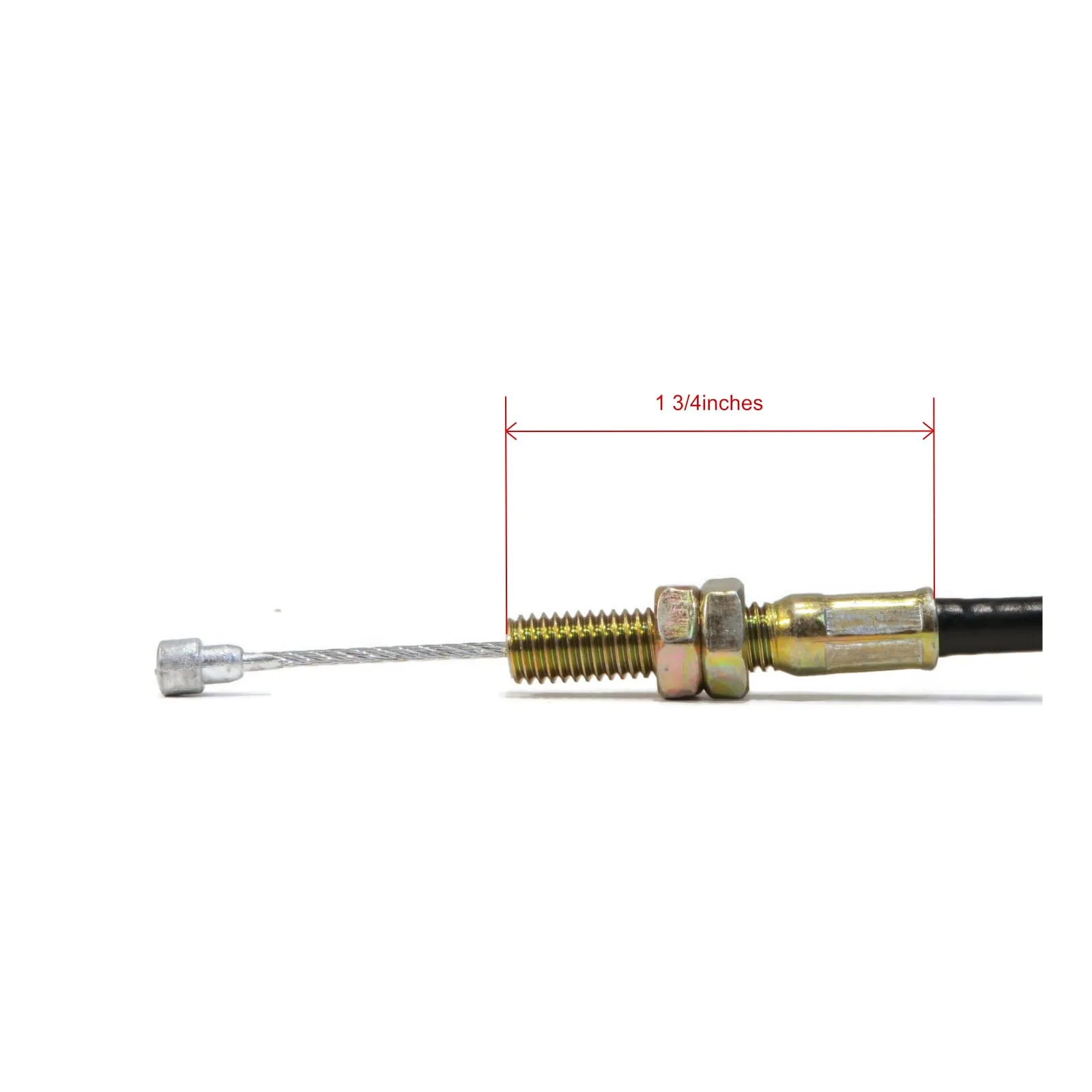The ROP Shop Accelerator Cable 46-1/4" — 101369_7 for 1996–2005 E‑Z‑GO ST 350 / ST Sport image 3