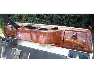 Red Hawk Woodgrain Dash for Club Car DS 1982-2020 image 2