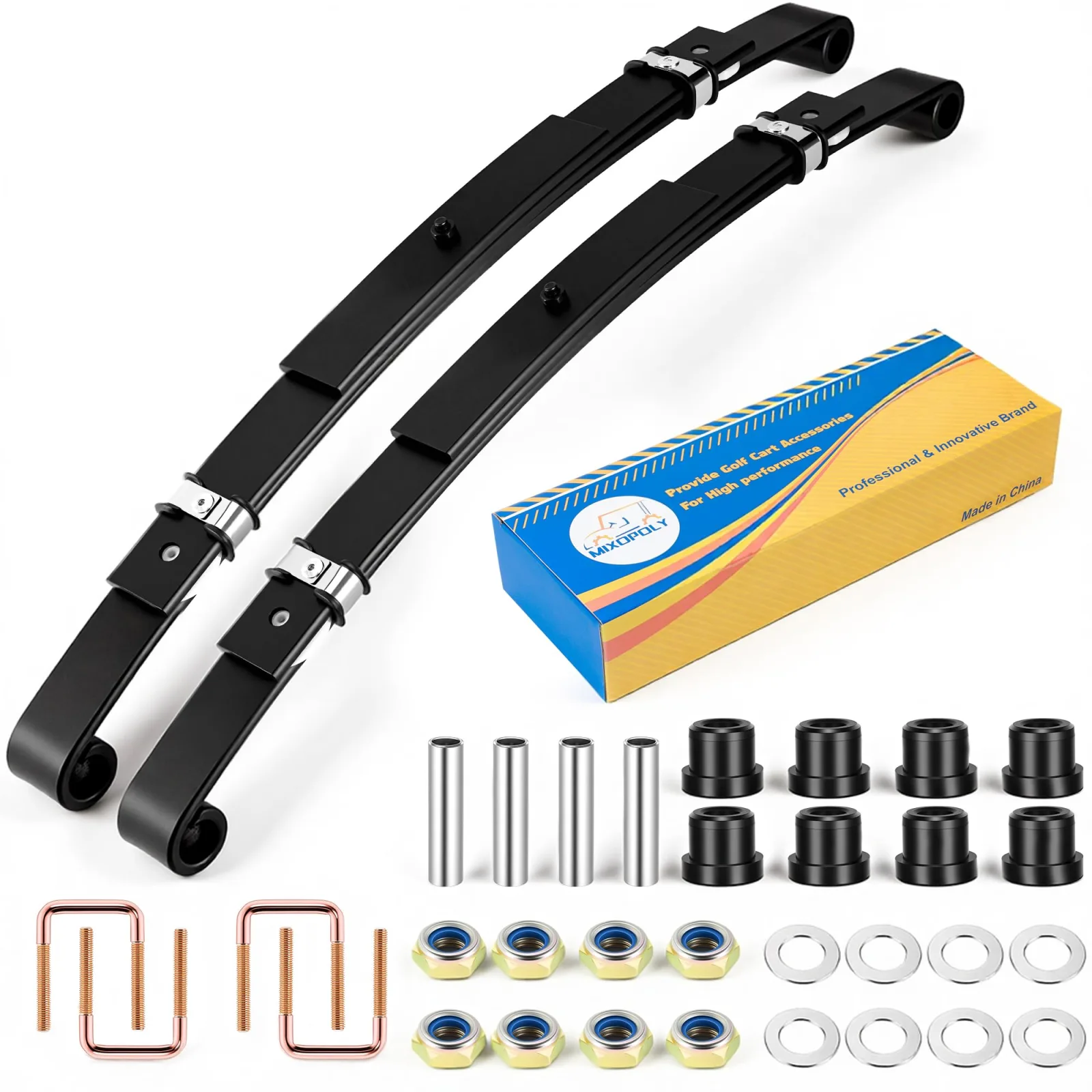 Mixopoly Rear 3-Leaf Spring Kit for E-Z-GO TXT