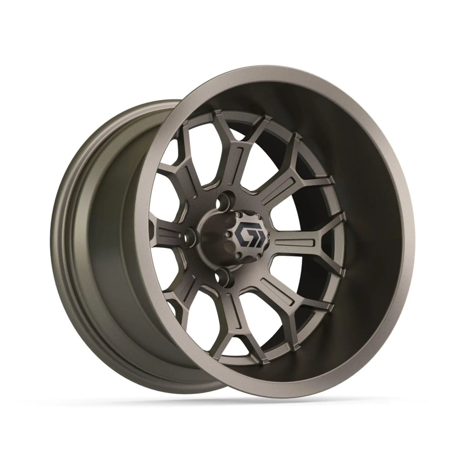 GTW Assault 15x9 Deep-Dish Aluminum Wheel Set, Matte Bronze - 19-443 image 4