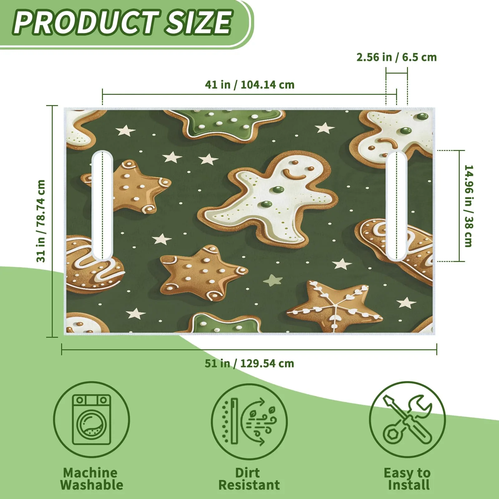 Tiveruda Golf Cart Seat Cover for Double Seats image 2
