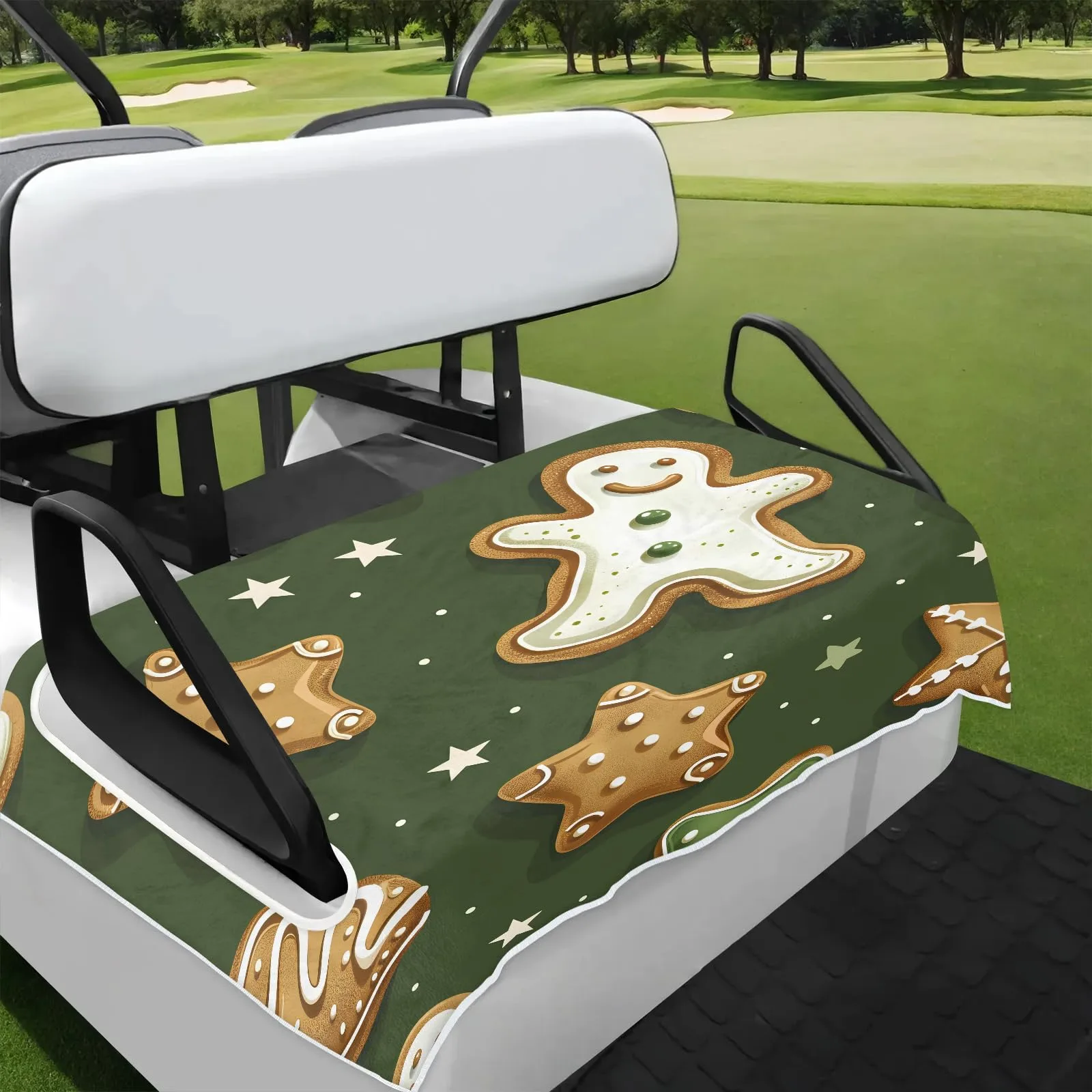 Tiveruda Golf Cart Seat Cover for Double Seats