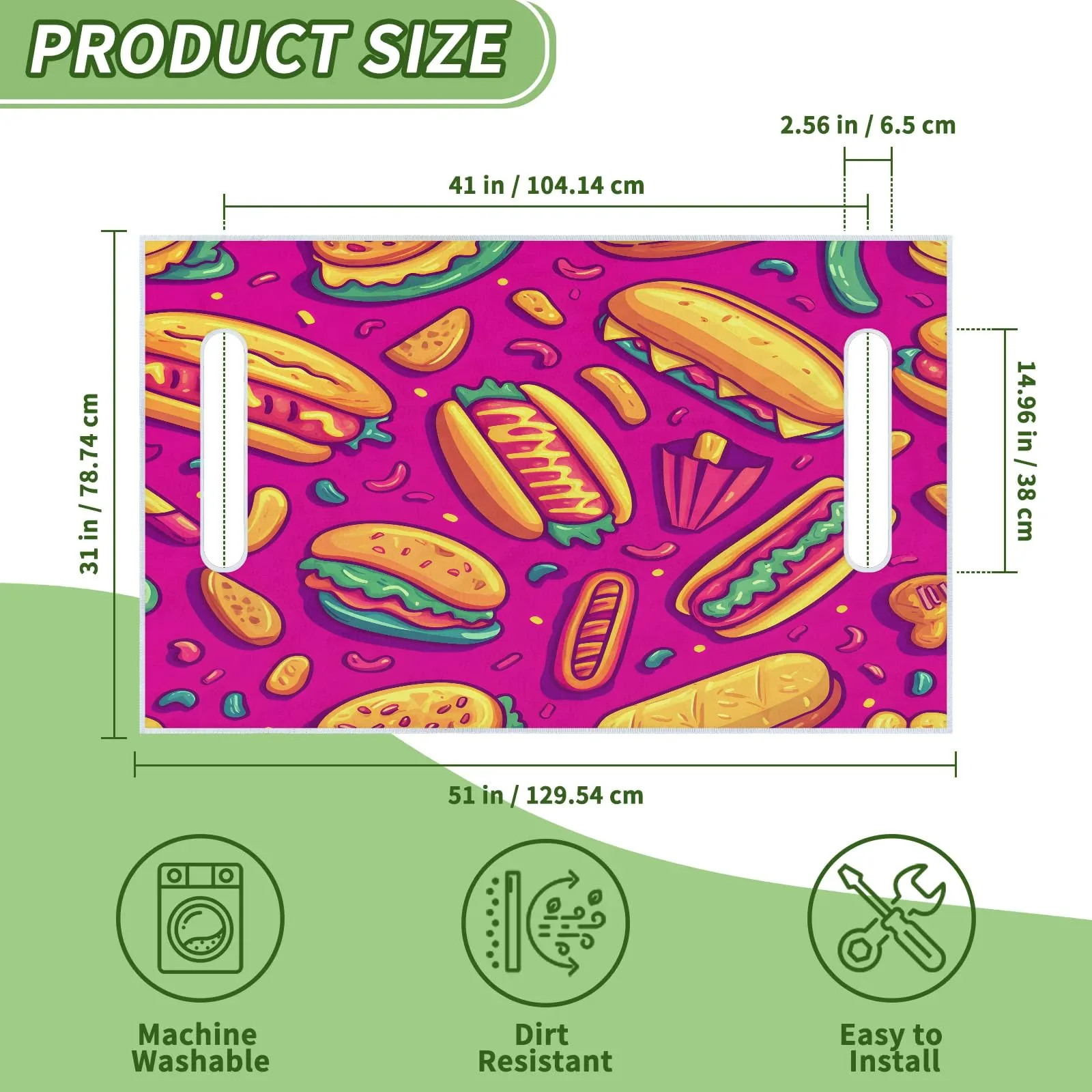 Tiveruda Golf Cart Seat Cover for Double Seats image 2