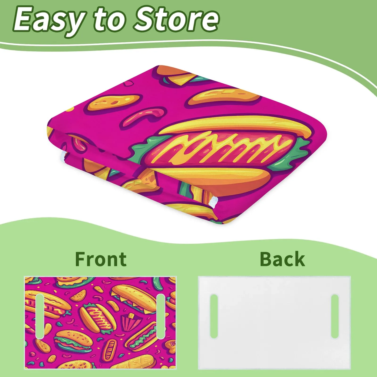 Tiveruda Golf Cart Seat Cover for Double Seats image 4