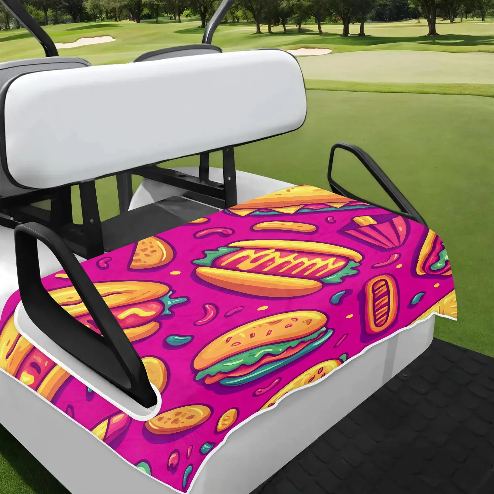 Tiveruda Golf Cart Seat Cover for Double Seats