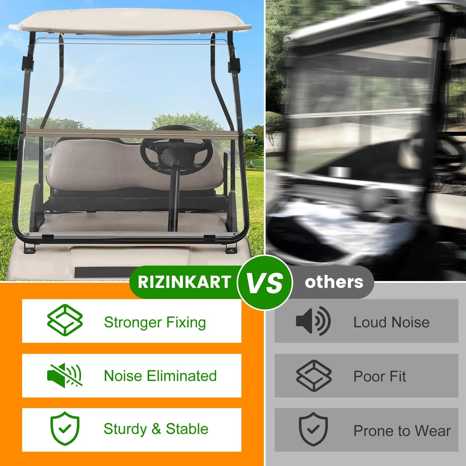RIZINKART Golf Cart Windshield Retaining Clips image 3