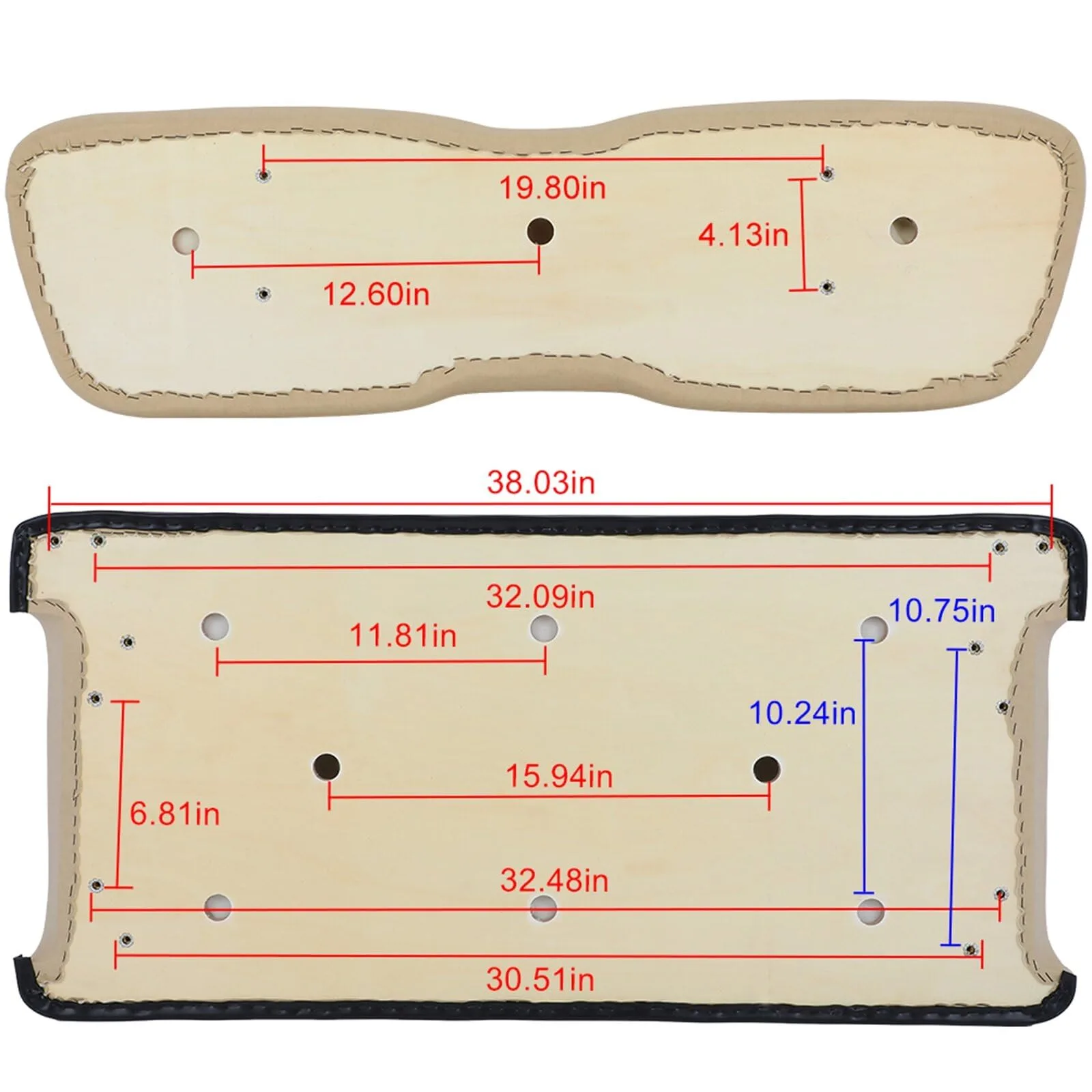 ECCPP Front Seat Cushion Set for Club Car DS