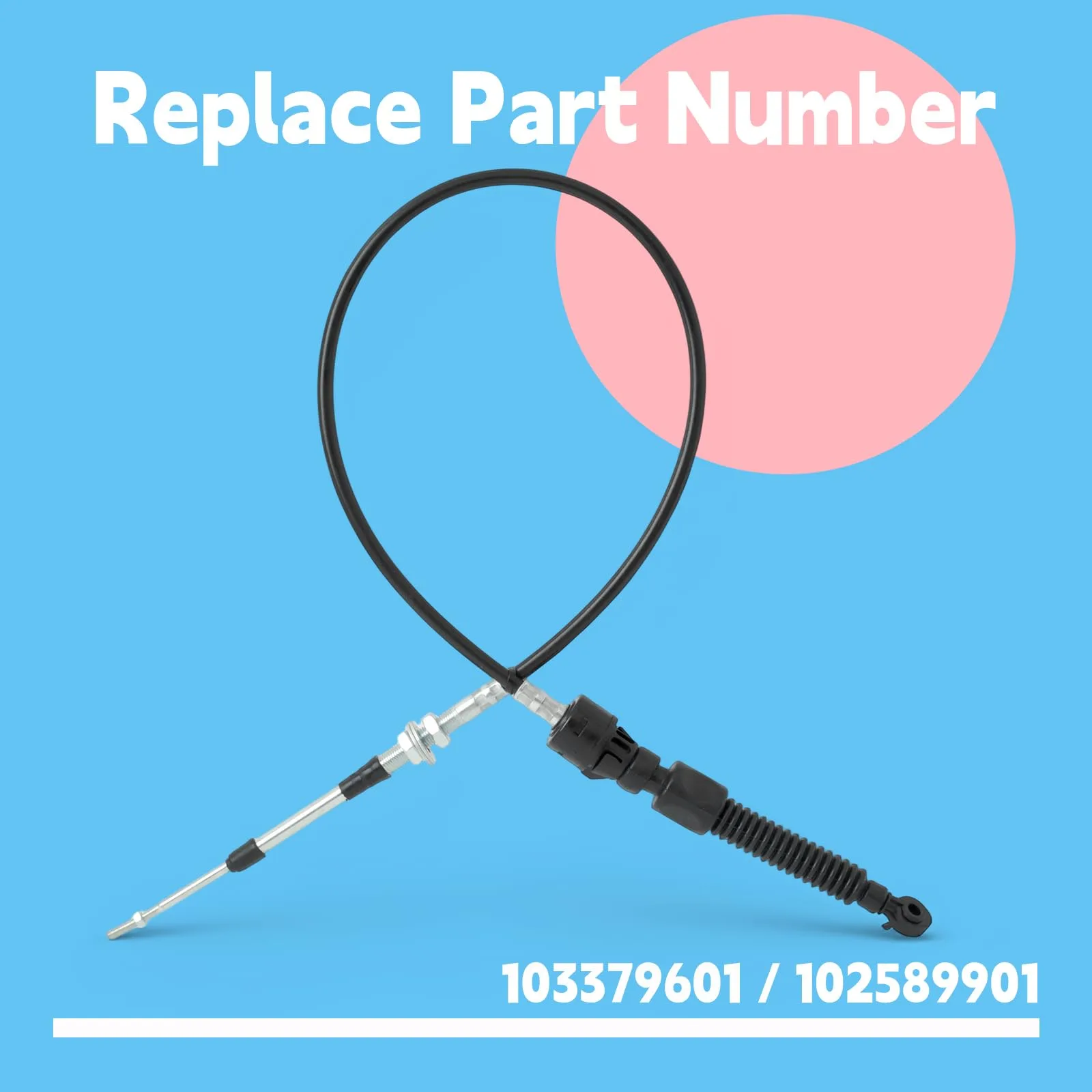 GLOXTED 103379601 Shift Cable for Club Car Precedent image 2