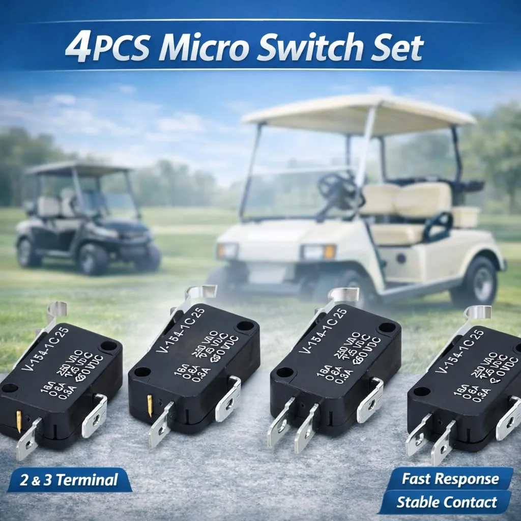 Texxparts Micro Switch Set for Club Car Golf Carts image 2