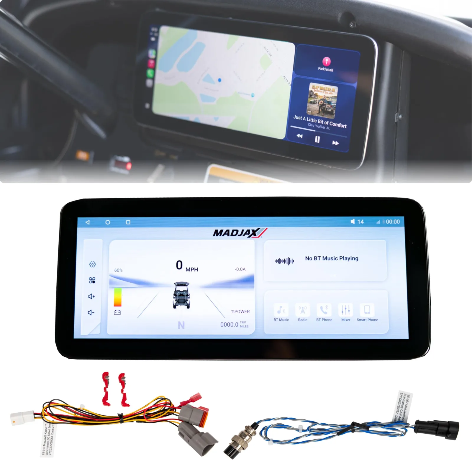 MadJax Kinect Touchscreen for Club Car Precedent, Onward & Tempo