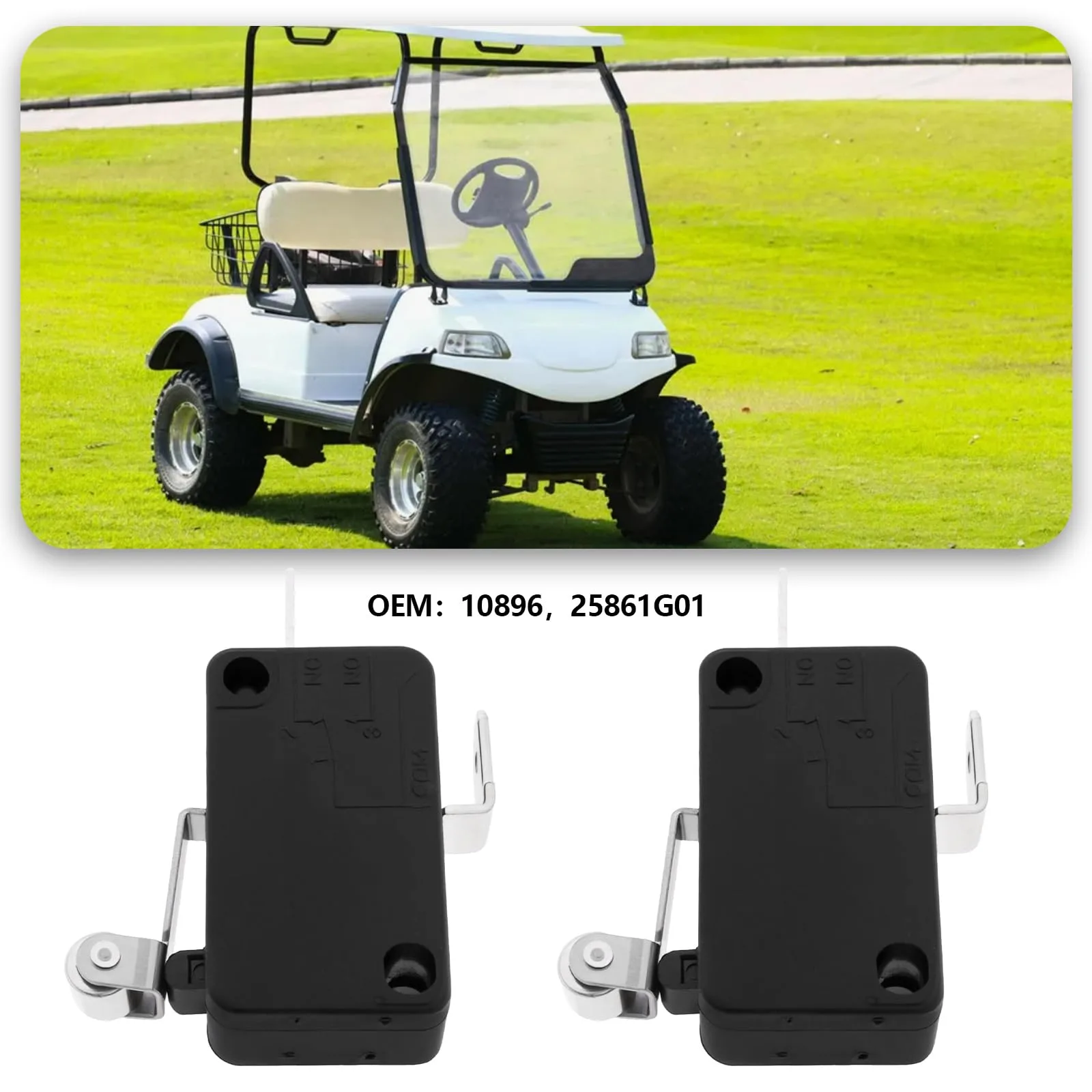 YINETTECH Accelerator Microswitches for E-Z-GO Golf Carts image 2
