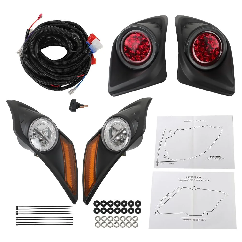 LED Headlight Taillight Kit for Yamaha Drive2 2017+