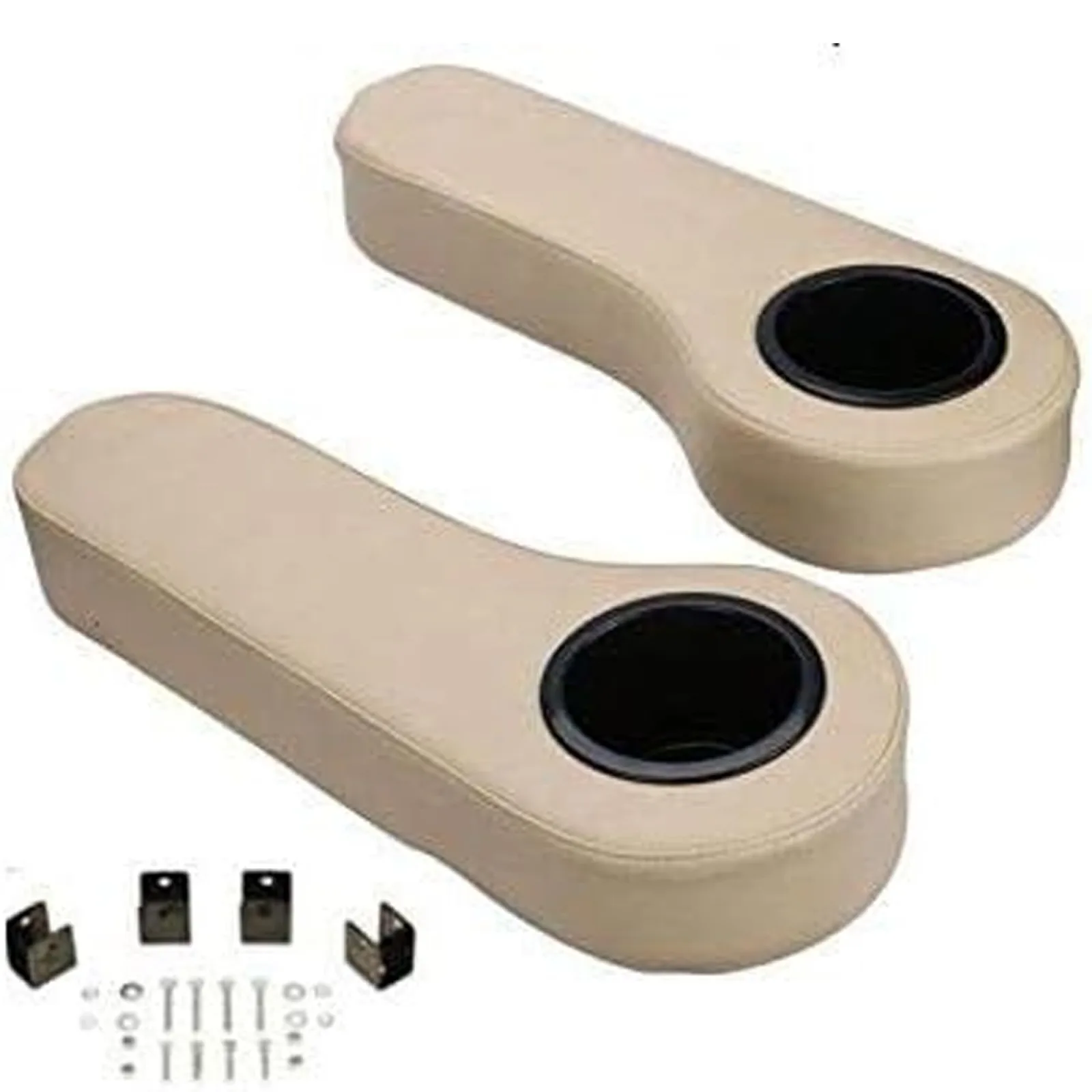 Huskey E-Z-GO TXT/RXV Rear Seat Arm Rests with Cup Holders