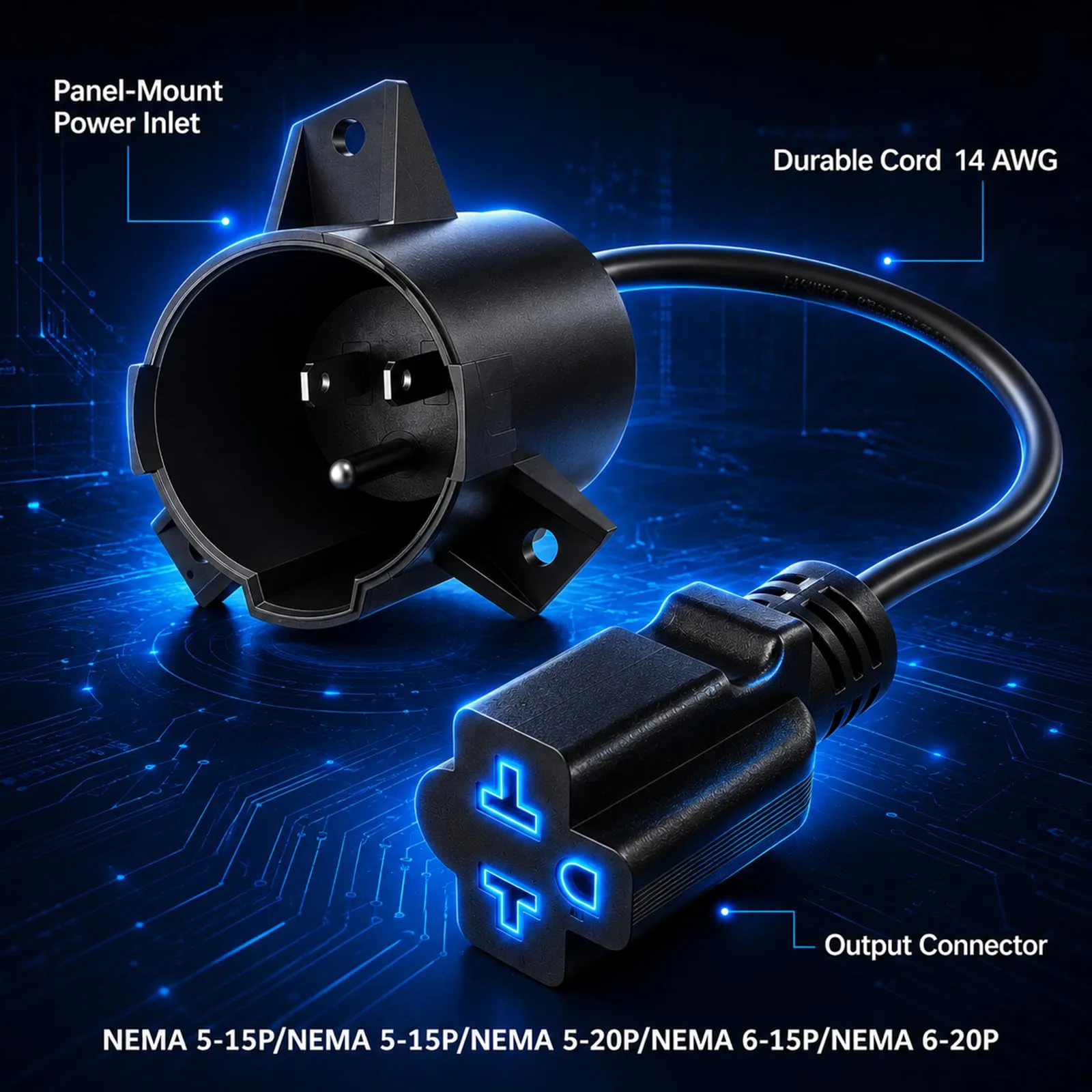 Normodic Club Car Precedent Charging Port Adapter Plug image 4