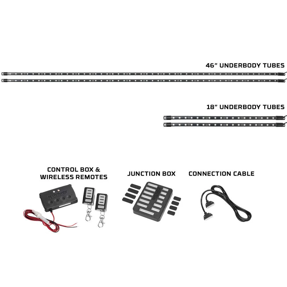 LEDGlow 6-Seater Golf Cart LED Underglow Kit 12V image 2