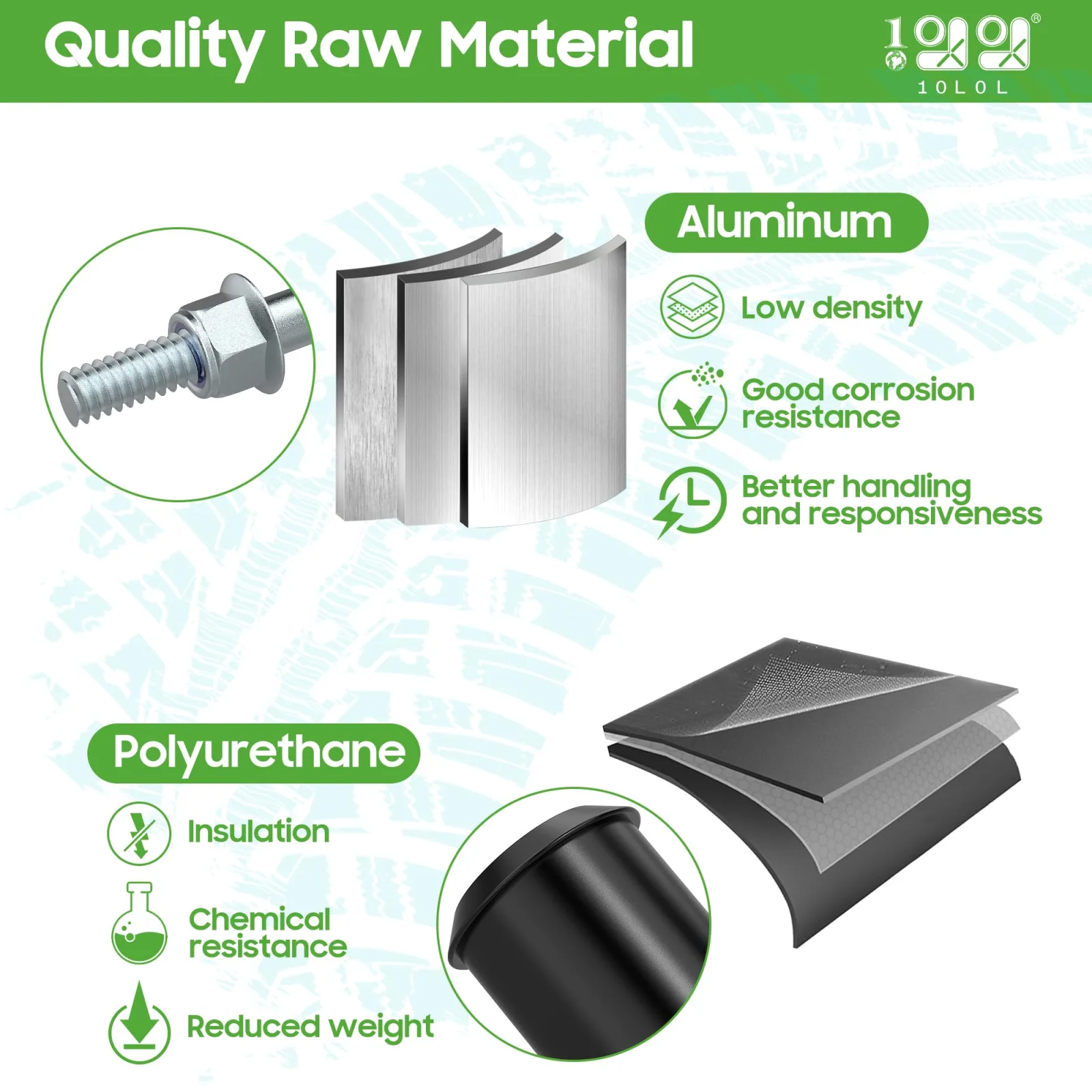 10L0L Rear Leaf Spring Bushing Kit for EZGO RXV image 4