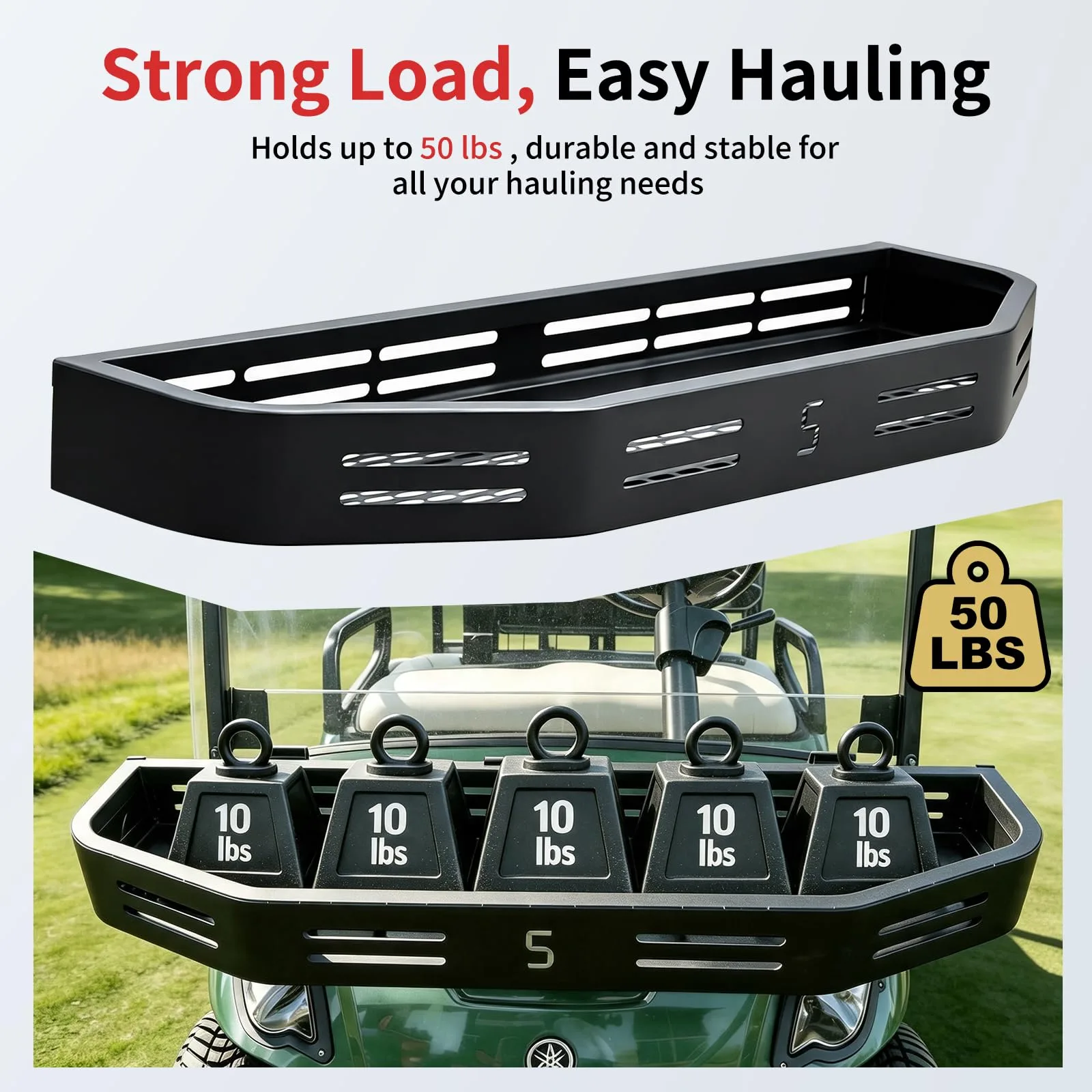 Shu-Ran Front Cargo Basket for Yamaha G29 Drive Golf Cart image 2