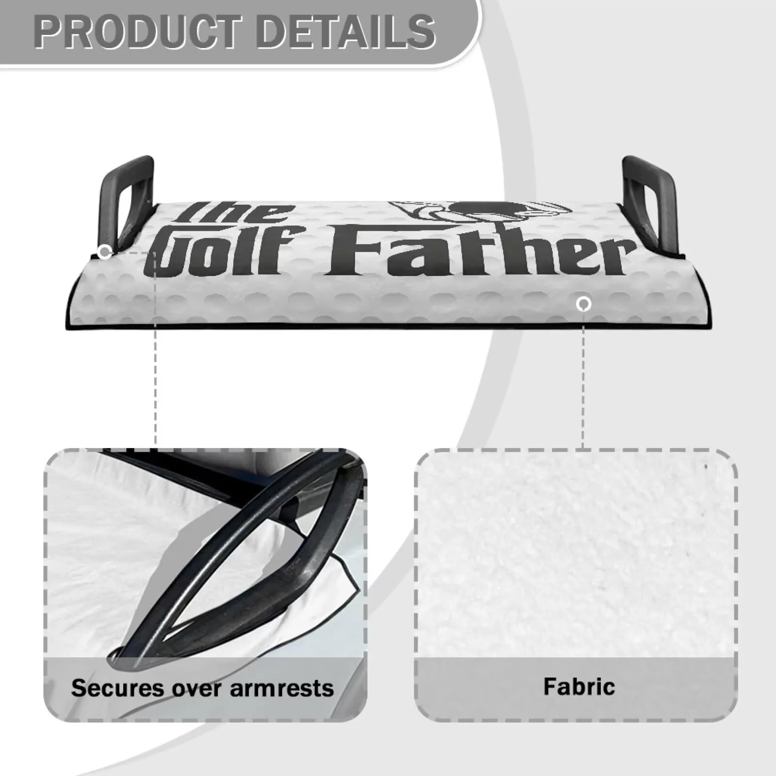 TOADDMOS Golf Cart Seat Cover 52.36 x 32.28 in (TOAD-TTAI0807003CZ47-5+) image 4