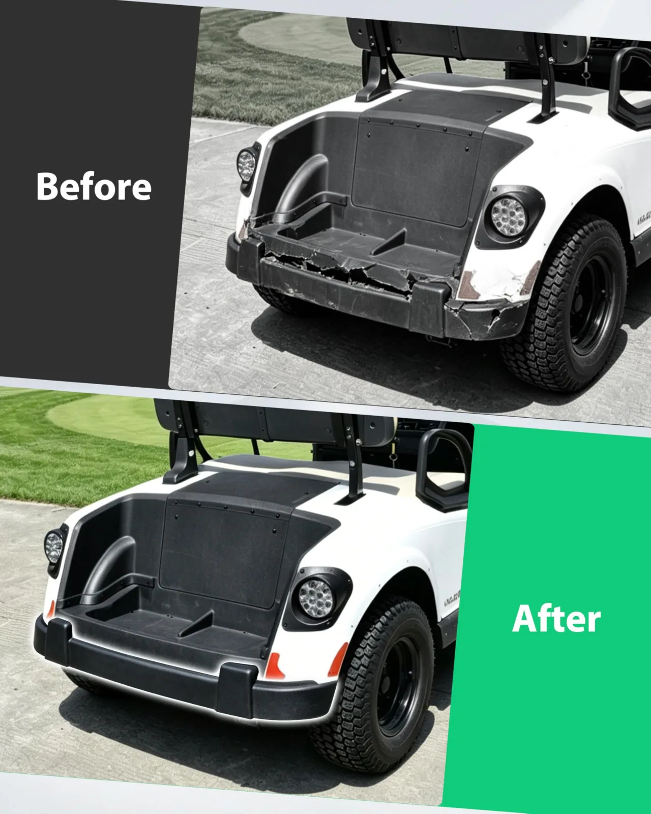 LDETXY Rear Bumper for E-Z-GO RXV Valor 2025 image 3
