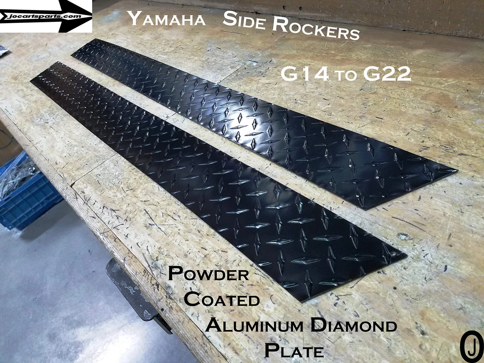 Yamaha G14-G22 Diamond Plate Flat Side Panels image 3