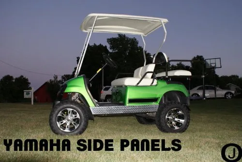 Yamaha G14-G22 Diamond Plate Flat Side Panels image 4