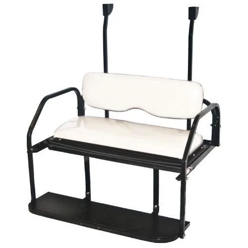3G White Rear Seat Kit for EZGO TXT Golf Carts 1995+ image 3
