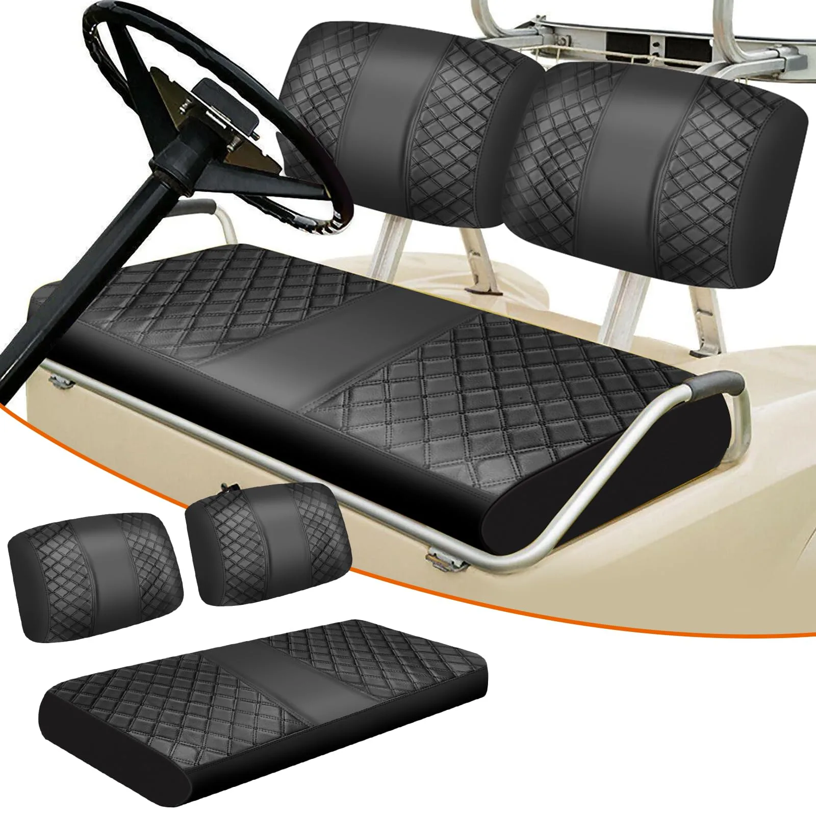 ZWPARTS Front Seat Cover for Club Car DS 1982-2000