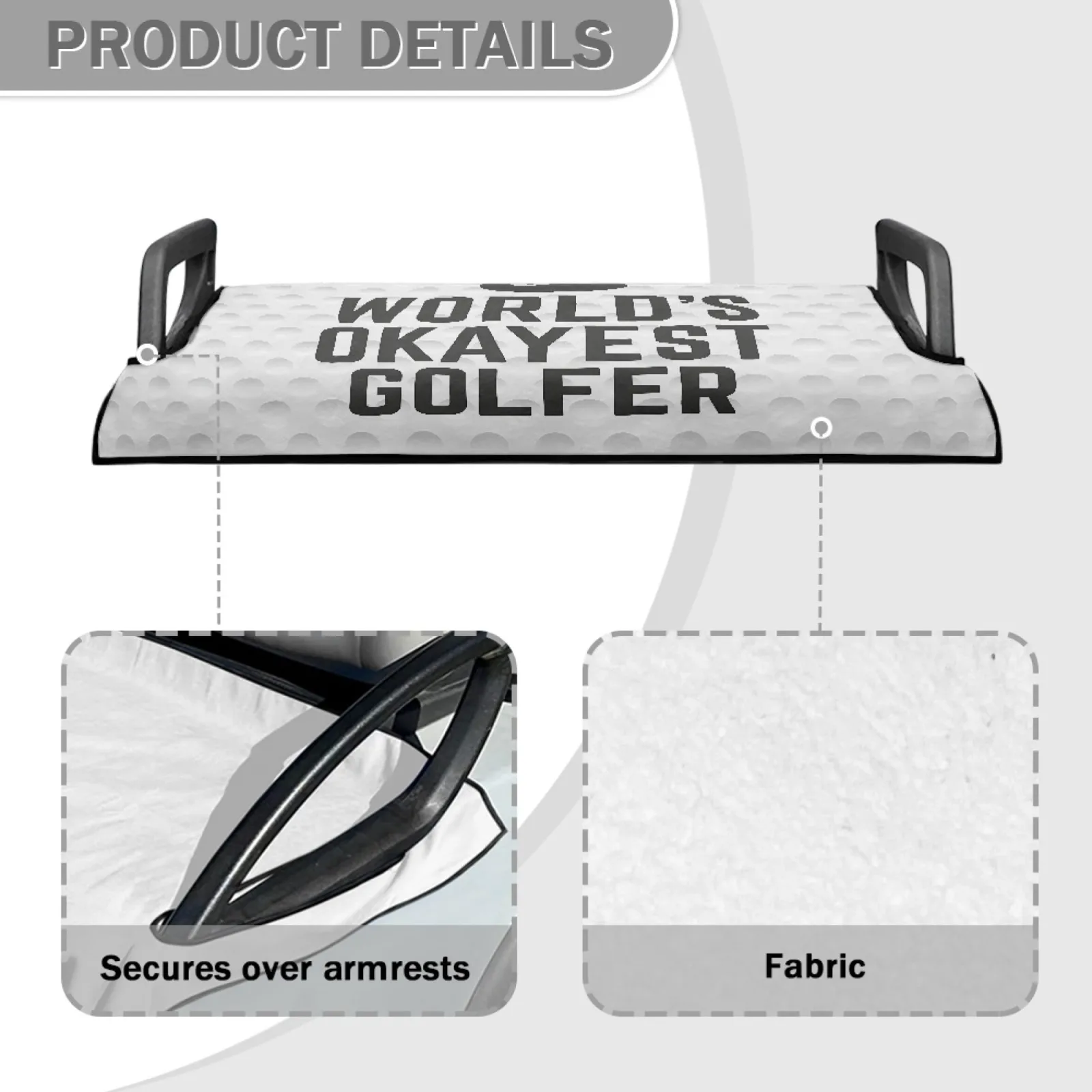 gearider Golf Cart Seat Cover Blanket 52.36 x 32.28 in GEA-CZ47-1-1 image 4