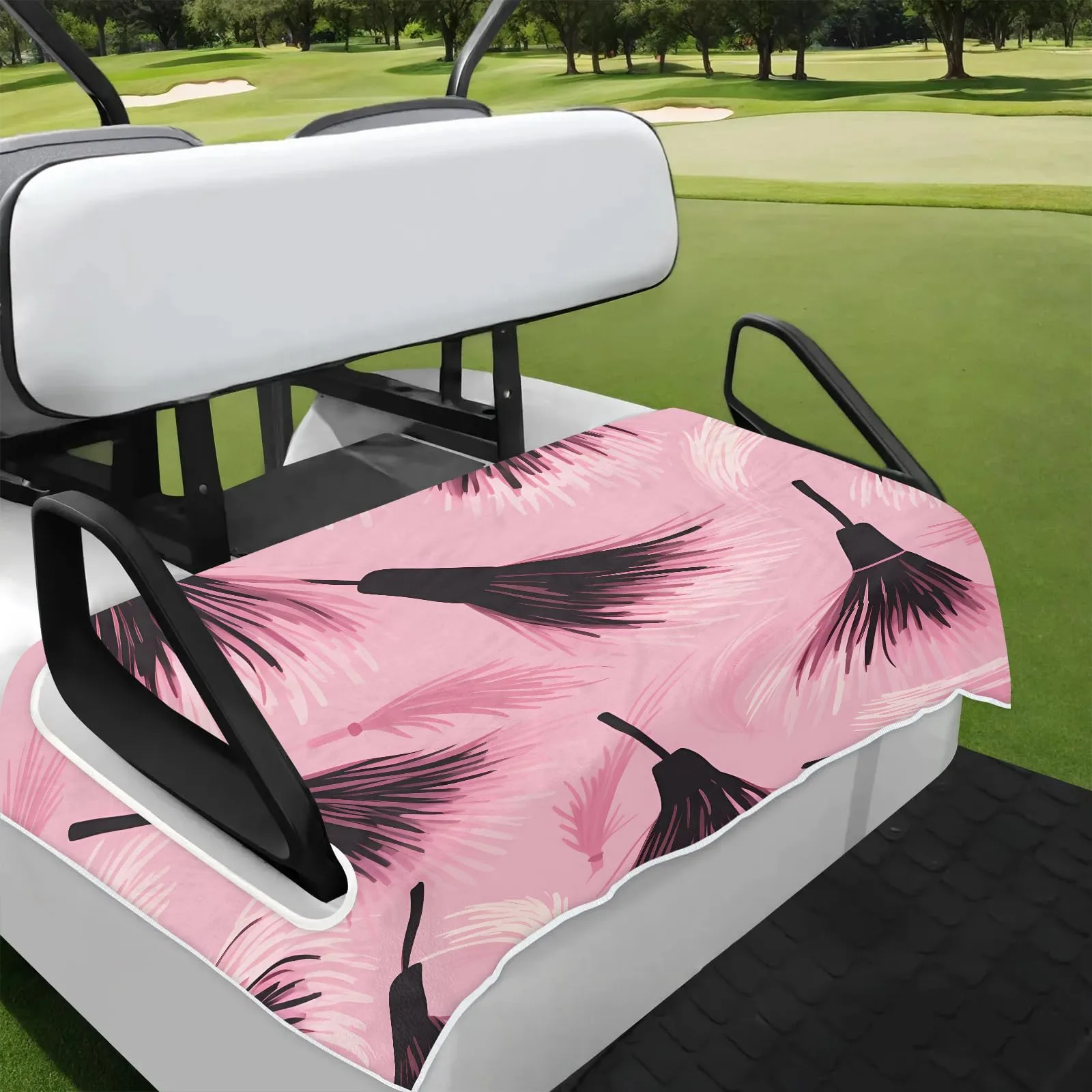 Tiveruda Golf Cart Seat Cover for Double Seats, 51 x 31 in
