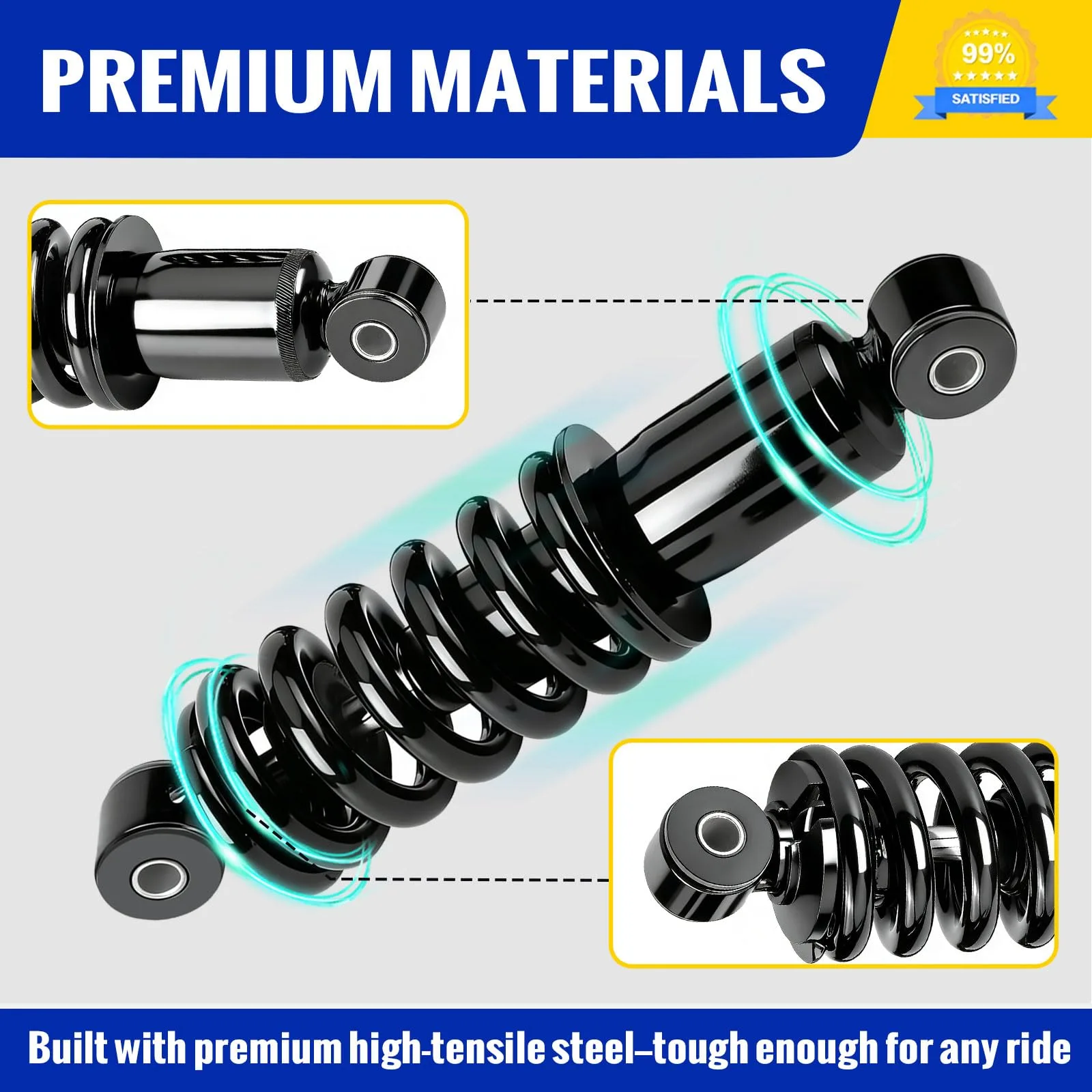 Roykaw G-0123N Shock Absorber Set for Yamaha G14/G16/G19/G20/G22/G29 image 2